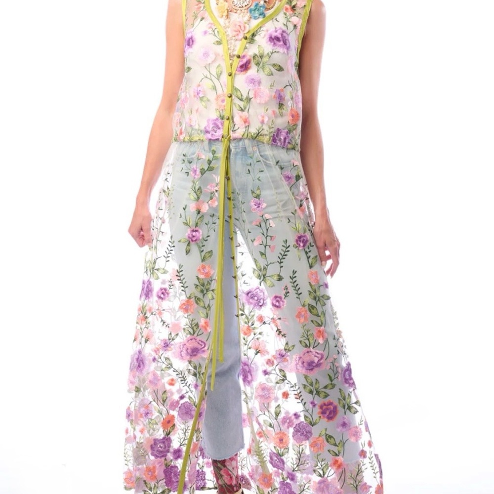 Aratta Lavender Love Duster. Orig. $218